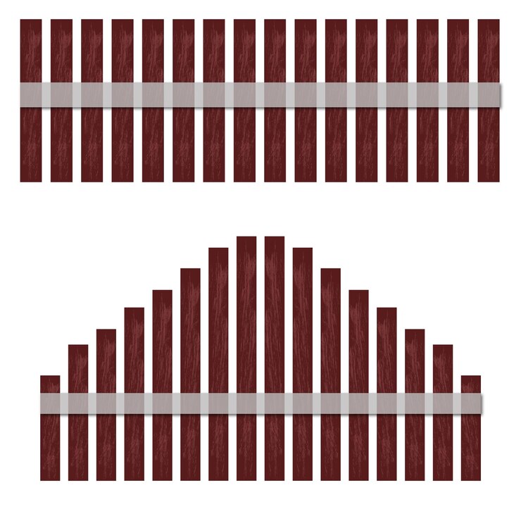 Vector wooden fance vector icon illustration