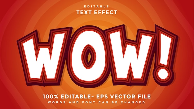 word wow editable text effect design template effect saved in graphic style