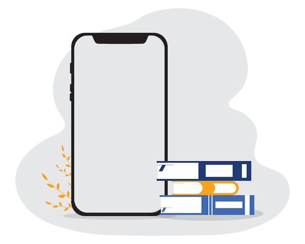 work and education online virtual classes chat windows laptop smartphone vector illustration