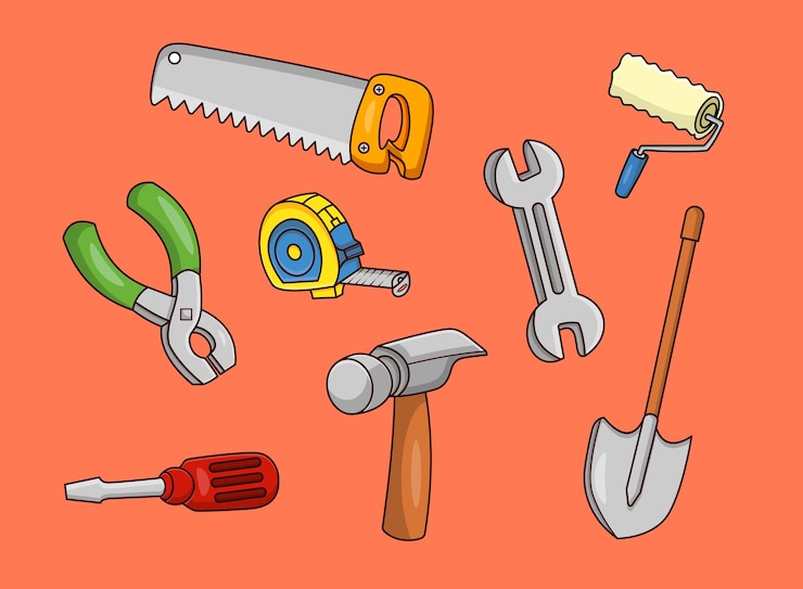 Vector work equipment in construction