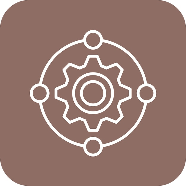 workflow icon vector image can be used for project management