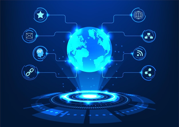 world modern technology the hologram represents the information operating system of