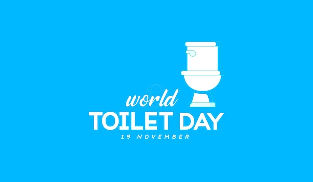 World Toilet Day logo vector illustration