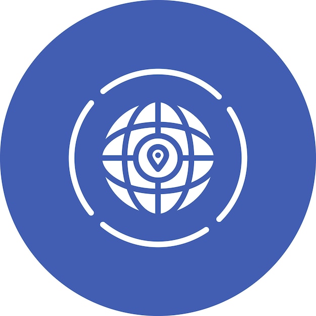 worldwide icon vector image can be used for data science