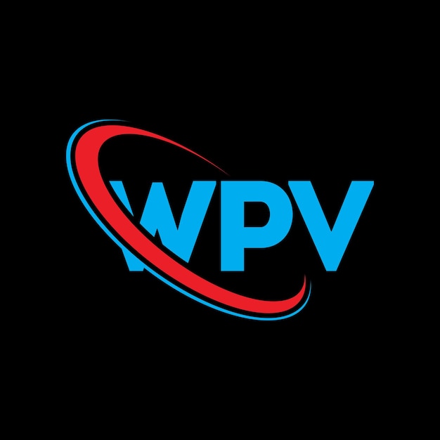 wpv logo wpv letter wpv letter logo design initials wpv logo linked with circle and uppercase monogram logo wpv typography for technology business and real estate brand