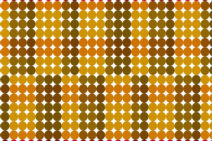 Vector yellow background with dot pattern