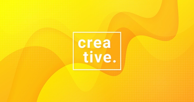 yellow liquid gradient background vector design. wavy bright backdrop.
