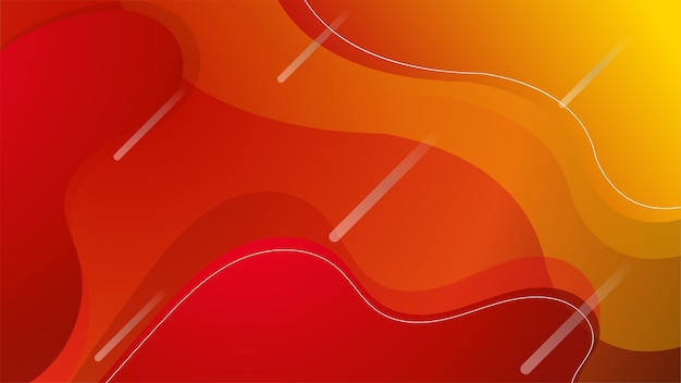 Yellow orange geometric background trendy color gradient