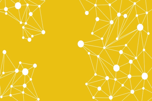 Yellow Technology Background Design Template