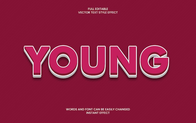 Young Text Effect