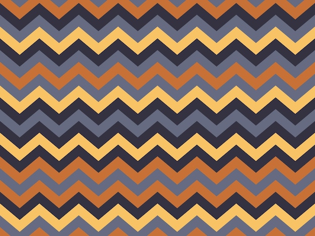 Zig zag geometric vector seamless pattern Chevron futuristic en