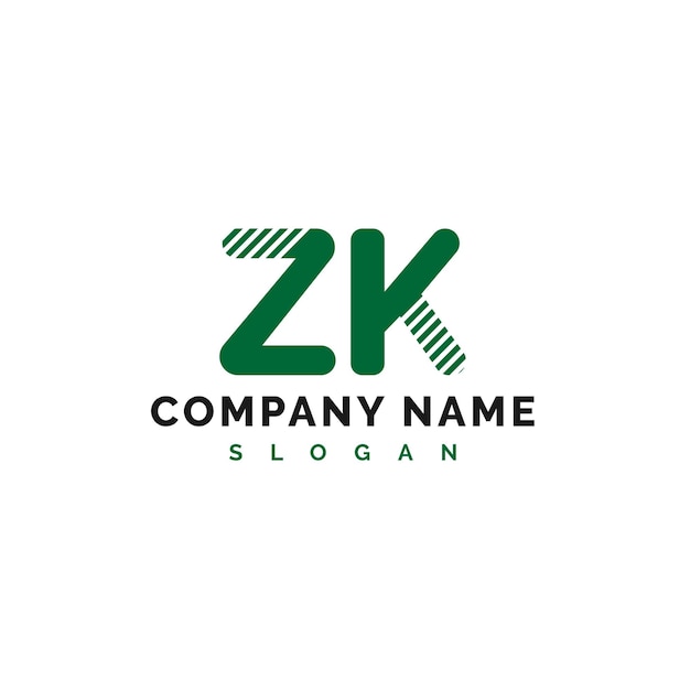 ZK Letter Logo Design ZK Letter Logo Vector Illustration Vector