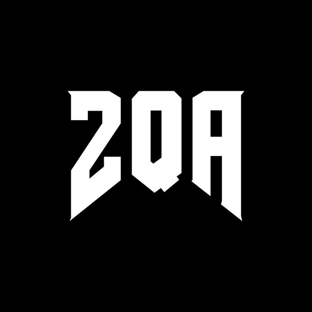 ZQA letter logo design for technology company ZQA logo design black and white color combination ZQA logo ZQA vector ZQA design ZQA icon ZQA alphabet ZQA typography logo design