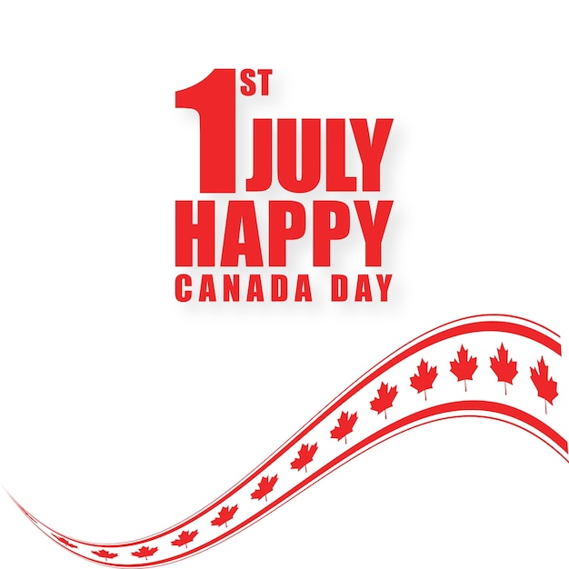 1. juli happy canada day hintergrund