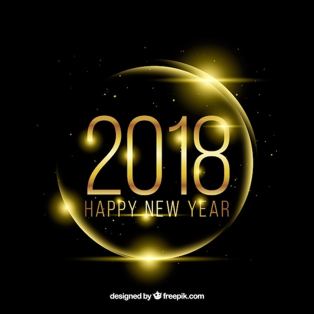 2018 Neujahr Party Hintergrund