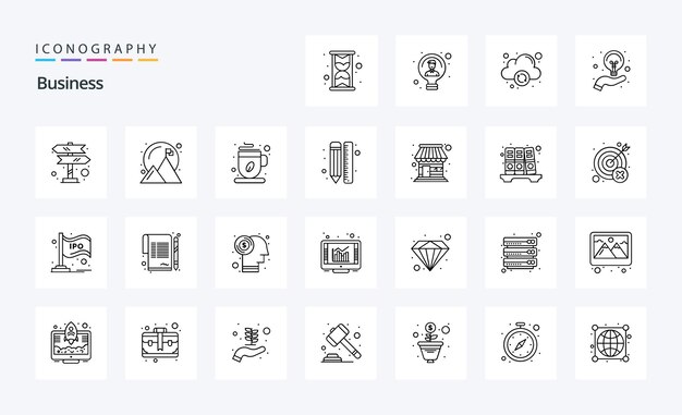 25 Business-Line-Icon-Pack