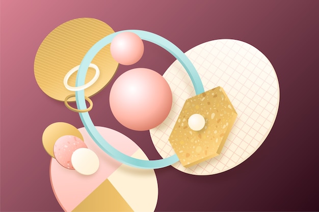 3d-hintergrundkonzept