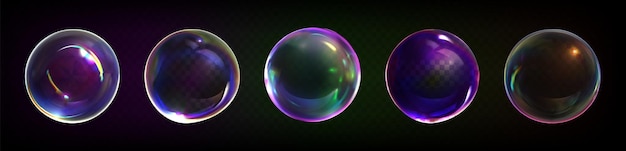 3D-Regenbogen-Seifenkugel Glas-Irissierender Kreis