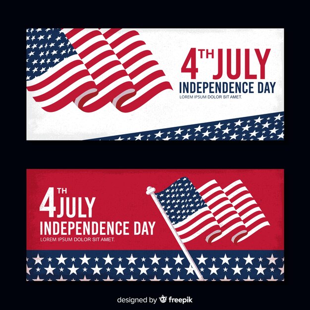 4. Juli Banner