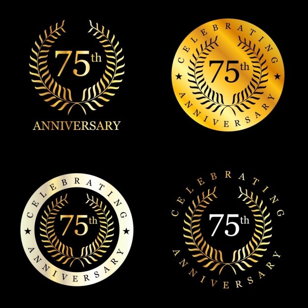 75 Jahre Feiern Lorbeerkranz