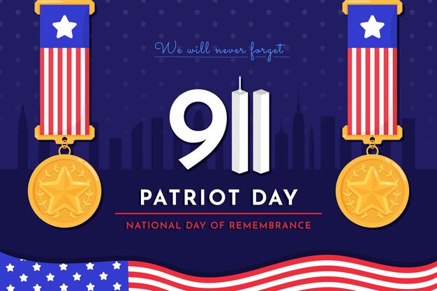 9.11 Patriot Tag Hintergrund