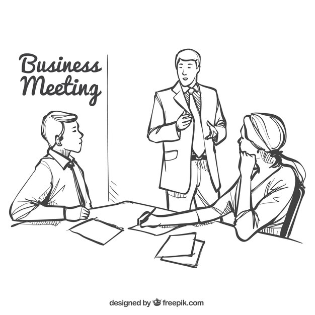 Abbildung der Business-Meeting