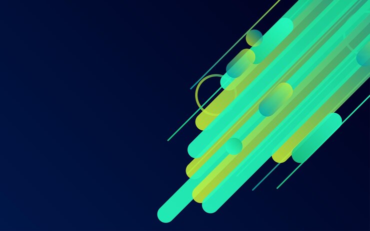 Kostenlose Vektor abgerundete linien kantenhintergrund kreative linien für geschäftsbroschürenbanner und posterhintergrund