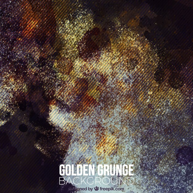 Abstract Grunge Hintergrund mit goldenen Details