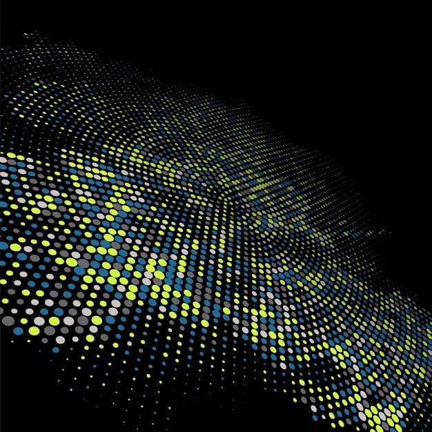 Abstract techno-Design-Hintergrund mit Rasterpunkte