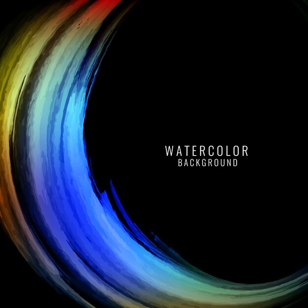 Abstrakt colorful Aquarell dunklen Hintergrund