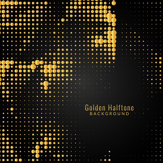 Abstrakt modernen goldenen Halbton Hintergrund