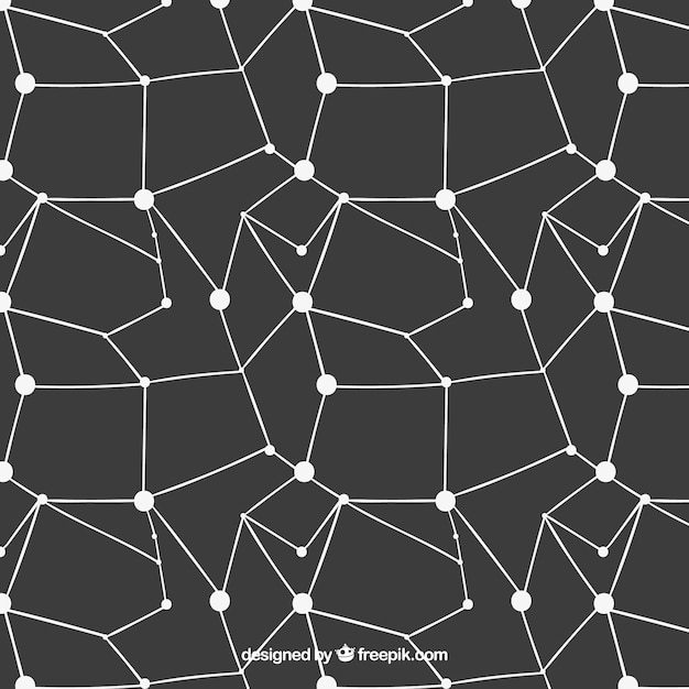 Abstrakt polygonals Muster