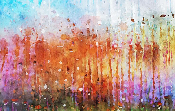Kostenlose Vektor abstrakte aquarellillustration