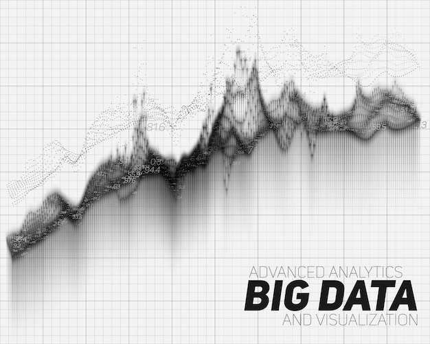 abstrakte Big-Data-Grafik