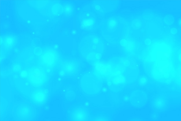Abstrakte blaue spritzlichter bokeh hintergrunddesign