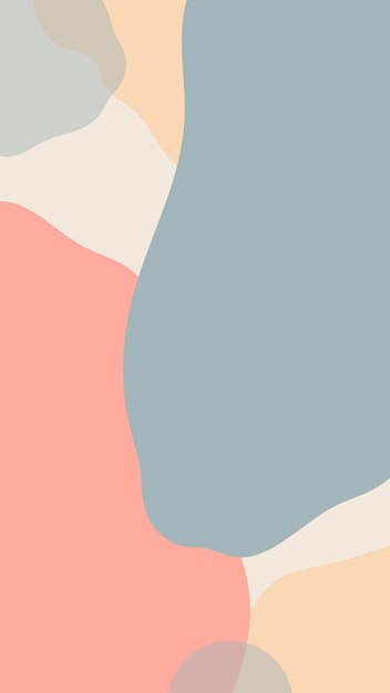 Abstrakte bunt gemusterte Hintergrundvektor-Handy-Wallpaper