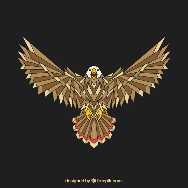 Abstrakte geometrische eagle