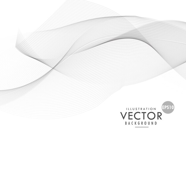 Abstrakte graue Welle Hintergrund Design