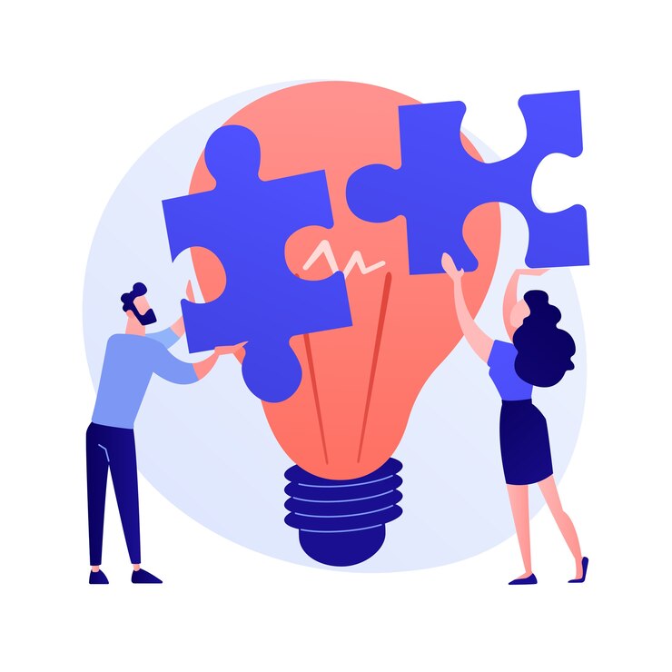 Abstrakte Konzeptvektorillustration der gegenseitigen Unterstützung. Programm für gegenseitige Unterstützung, gegenseitige Hilfe, Geschäftsunterstützung, Mobile Banking, Teamarbeit, Gruppe von Menschen, Händeschütteln abstrakte Metapher.