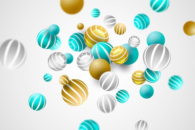 Abstrakte Kugeln Hintergrund