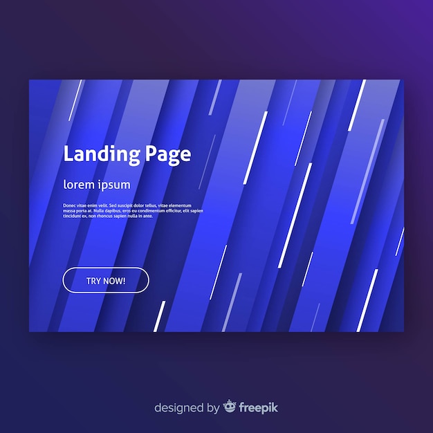 Abstrakte Landingpage