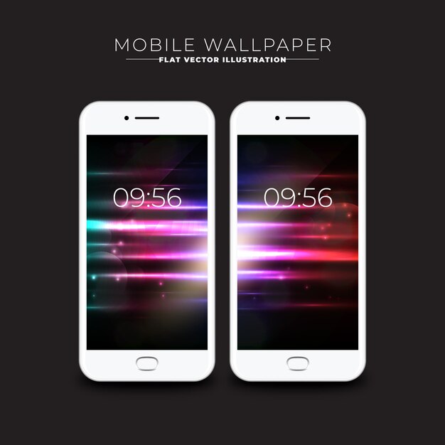 Abstrakte mobile Tapeten