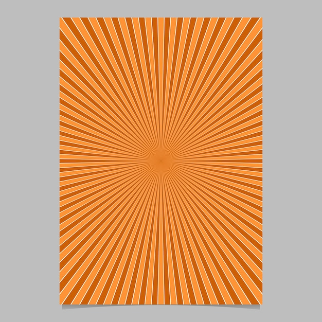 Abstrakte Sunburst Broschüre Design-Vorlage