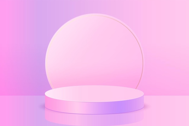 Abstrakte szene 3d und formenhintergrund