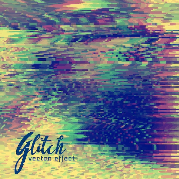 abstrakte Vektor-Glitch Hintergrund-Design