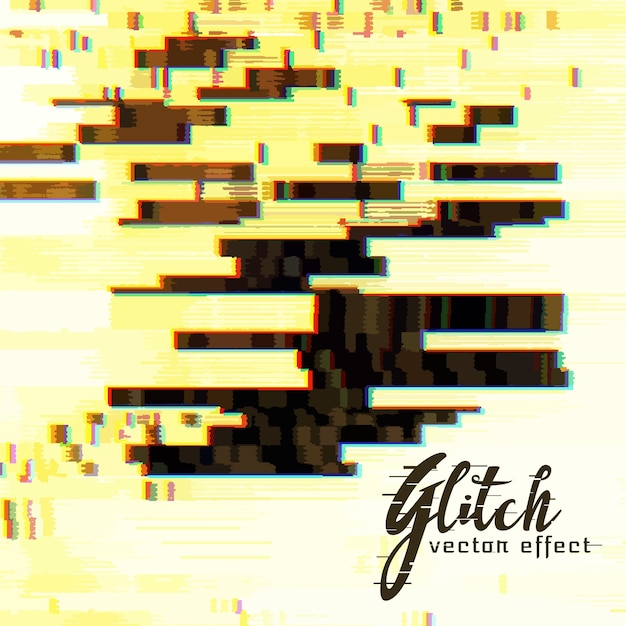 Kostenloser Vektor abstrakte vektor-glitch-vektor-hintergrund