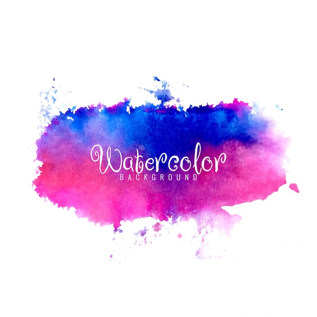 Abstrakter Aquarellspritzen-Designhintergrund