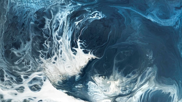 Abstrakter blauer Grunge-Aquarell gemusterter Hintergrund