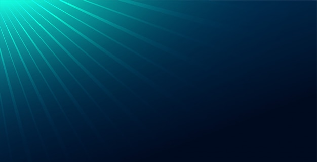 Abstrakter blauer Hintergrund mit Lichtstrahlenabfall