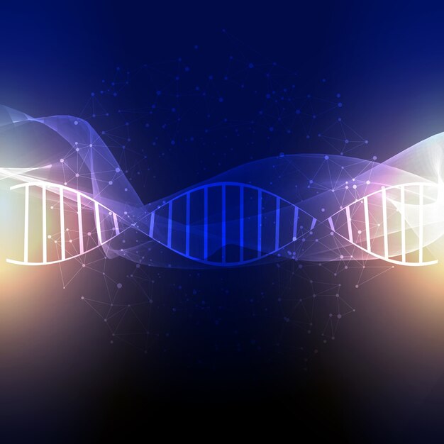 Abstrakter DNA-Hintergrund